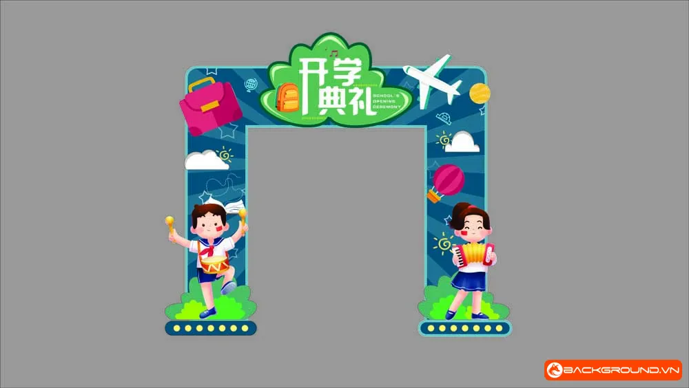 Cổng chào năm học mới - Tiểu Học (2)